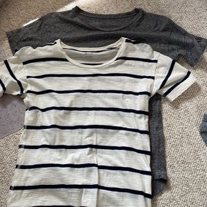 Madewell whisper crew tee. Set of 2